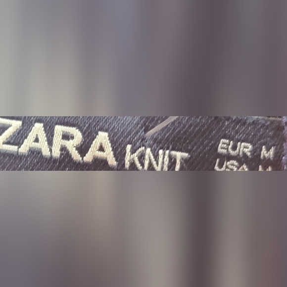 ZARA knit Top Size M - Picture 2 of 3